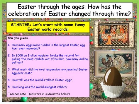 Easter History Lesson Teaching Resources
