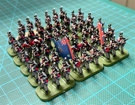 51 X 15mm Napoleonic British Infantry Figures Battlescale Wargame