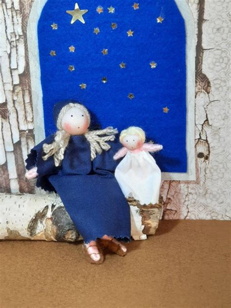 Nativity Set Of Handmade Dolls Etsy