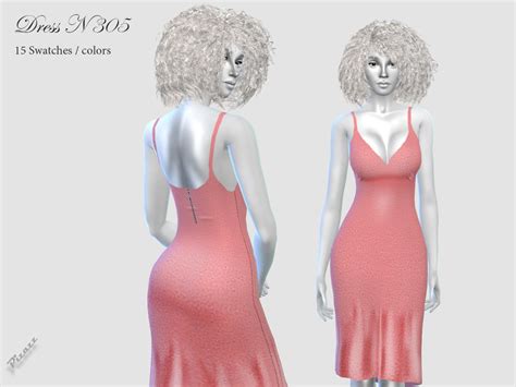 Dress N305 By Pizazz From Tsr • Sims 4 Downloads
