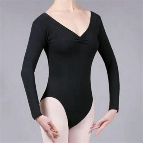 Buy Gymnastics Leotard For Girls Long Sleeve Leotard Ballerina Unitard Costume