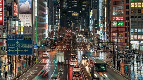 Timelapse Sequence Of Tokyo Japan Shinjuku S Streets At Night Stock Video Footage Sbv
