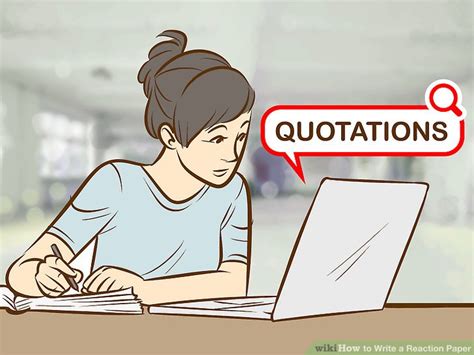 Now write a summary of the material, ensuring it's informative. How to Write a Reaction Paper (with Pictures) - wikiHow