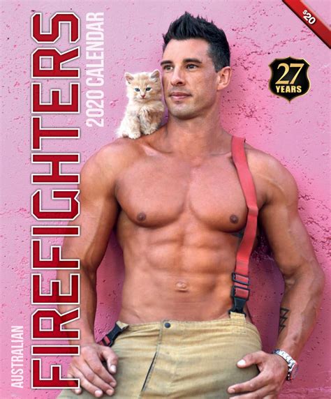 world s hottest firemen bring the heat to the 2020 australian firefighters calendar photoshoot