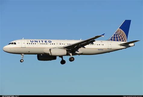 N401ua Airbus A320 232 United Airlines Fokker Aircraft Jetphotos