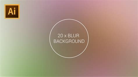 How To Create Ios Style Blur Background Adobe Illustrator Youtube