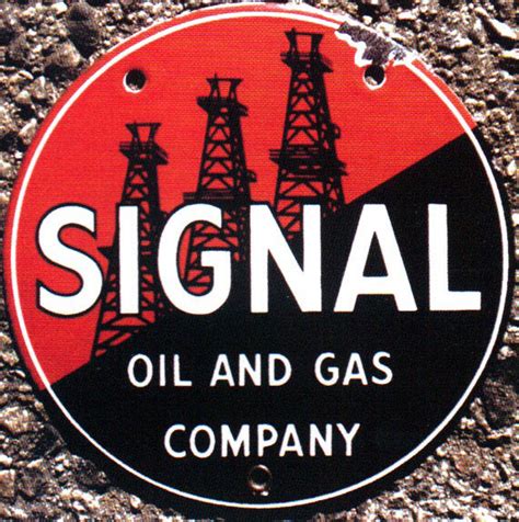 Signal Oil And Gas Company Porcelain Sign Porcelain Signs