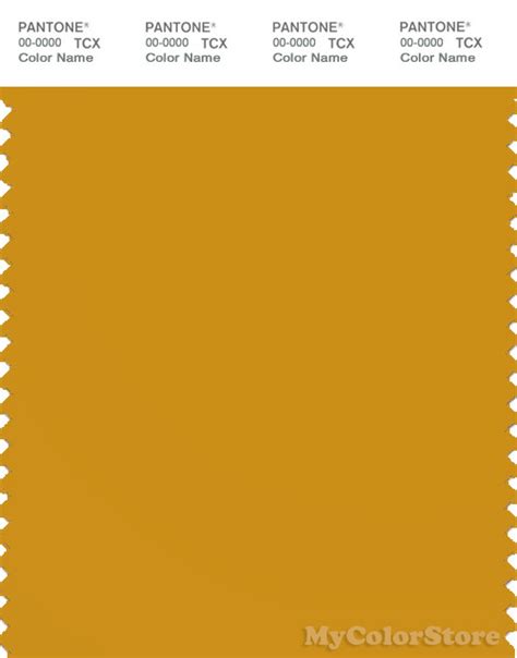 Pantone Smart 15 0953 Tcx Color Swatch Card Pantone Golden Yellow