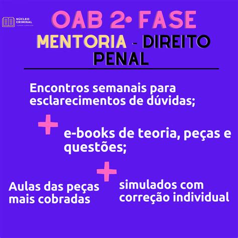 Fase Oab Xxxvi Exame Direito Penal N Cleo Criminal Oab Penal