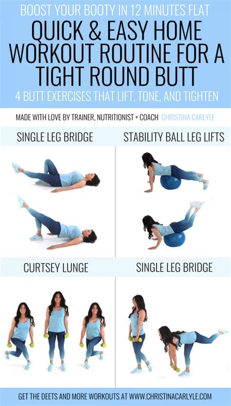Fat Burning Butt Workout Easy Aerobic Butt Exercises For A Tight