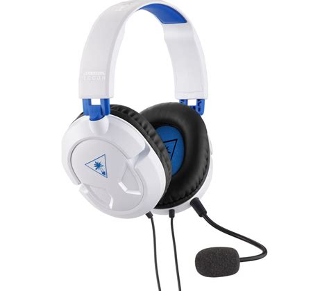 buy turtle beach ear force recon 50p gaming headset white and blue free delivery currys