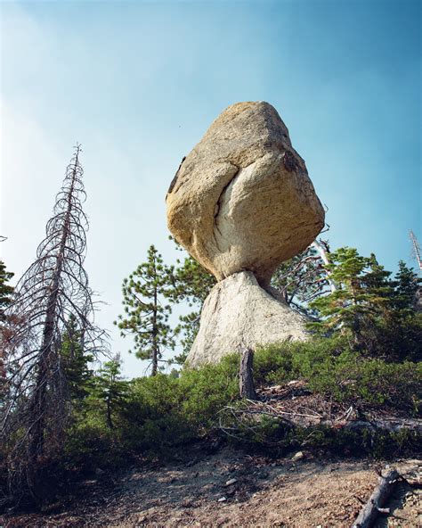 Balancing Rock Nature Trail Dl Bliss State Park Lake Tahoe — Flying