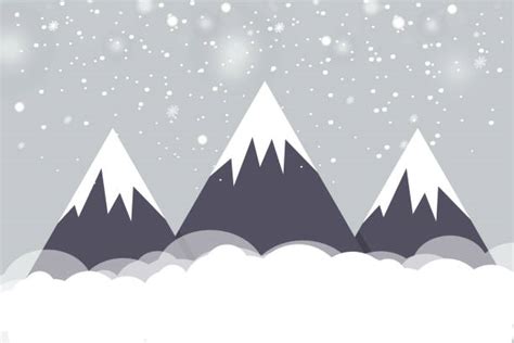 Best Snowy Mountains Illustrations Royalty Free Vector Graphics And Clip