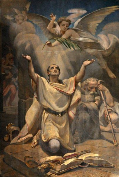 le martyre de saint julien artiste peinture saint louis