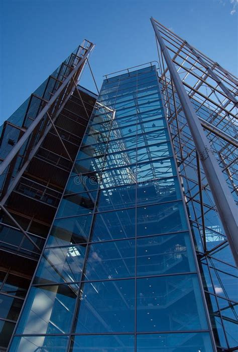 Sanomatalo Tall Glass Office Building Stock Image Image Of Glass