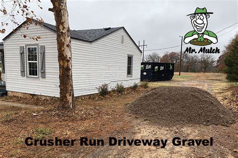 Crusher Run Driveway Gravel Delivered In Okc — Mr Mulch