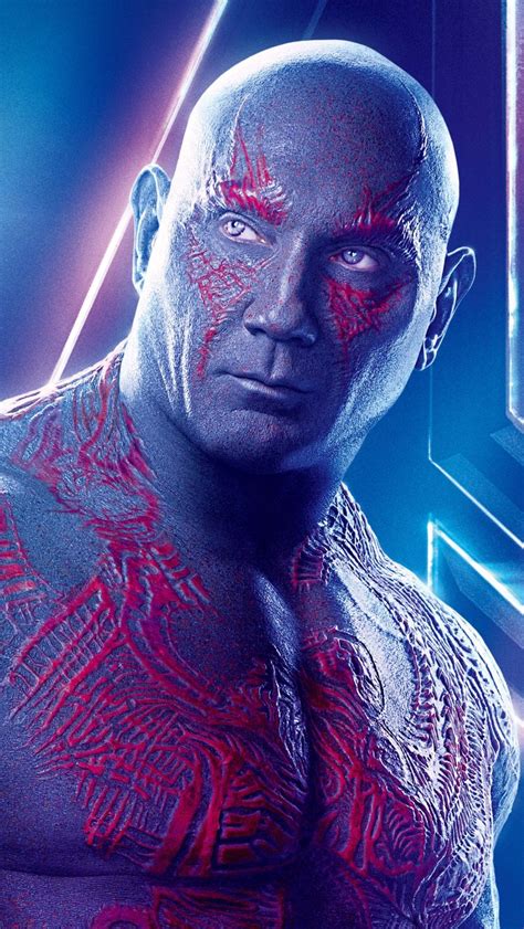 Drax The Destroyer Avengers Infinity War Poster 8k Wallpaper Best