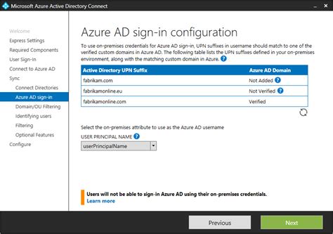 Azure Ad Connect User Sign In Microsoft Entra Microsoft Learn