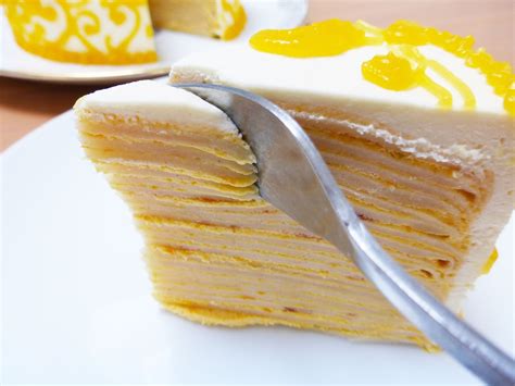 Mango Mille Crepe Cake Recipe