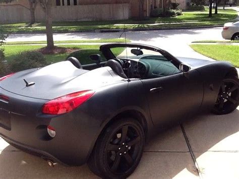 Research used pontiac values before your purchase. Buy used 2006 CUSTOM MATTE BLACK PONTIAC SOLSTICE LOADED ...