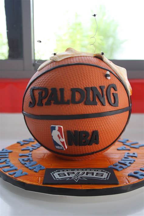 Sculpted Basketball Cake With Socks Basketball Cake Basketball