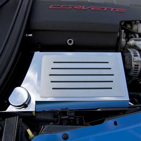 Corvette Fuse Box Cover Polished Slotted C7 Stingray Z51 Z06 Gr