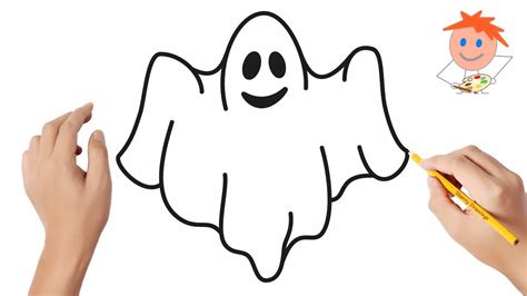 How To Draw A Ghost 2 Easy Drawings Youtube