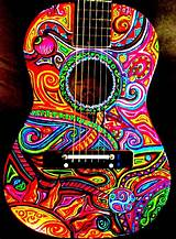 Painted Guitar Art