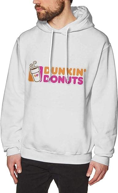 Dunkin Donuts Mens Hooded Pocketless Sweater Handsome Casual Fashion