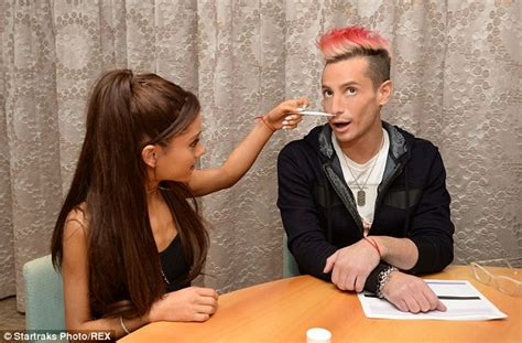 Ariana Grandes Brother Frankie Helps Her At Firmenich Lab In Nyc