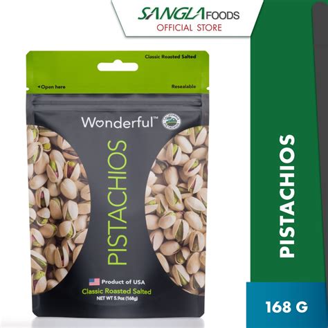Wonderful Classic Roasted Salted Pistachios Halal Certified G