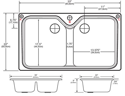 However, not all utility sinks are made alike. Stylish Standard Double Kitchen Sink Size Standard Kitchen ...