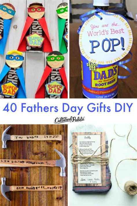Unique father's day gifts homemade. 40 Father's Day Gifts DIY | Cultured Palate