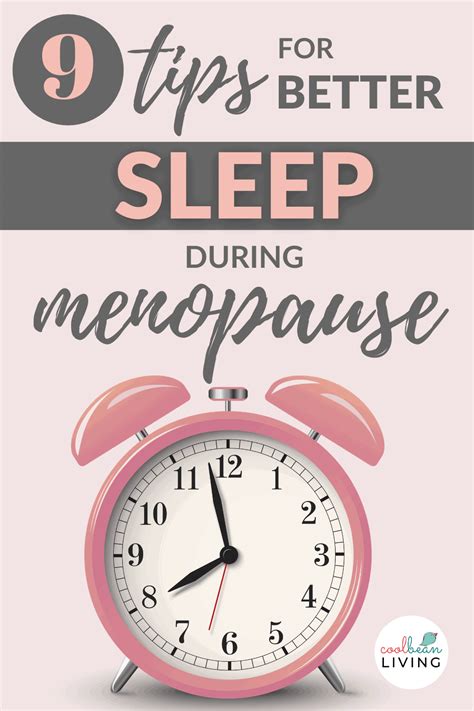 How To Improve Sleep During Menopause Cool Bean Living