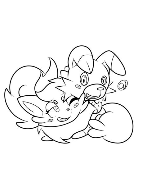 Find sasha, pikachu and other creatures to color with this series of free pokemon coloring pages. Rockruff Coloring Pages Free | Pokemon valentine ...