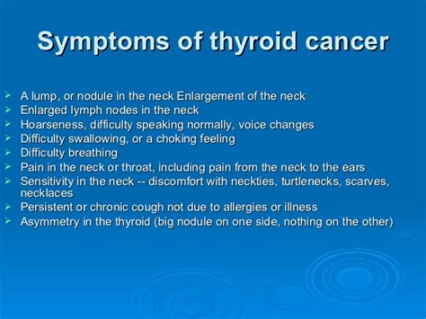 Thyroid Cancer Symptoms And Diagnosis Cancermatters