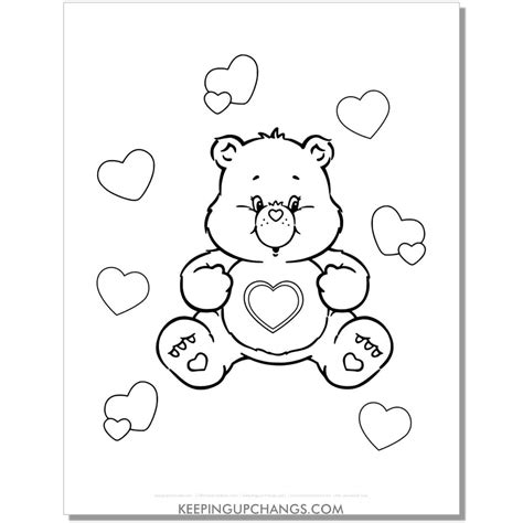 free care bears coloring pages sheets [most popular printables ] coloring library