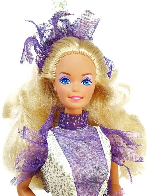 Face Id Glitter Hair Vintage Barbie Dolls Mattel Superstar Doll