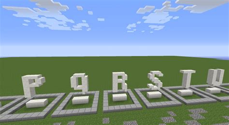 Minecraft was created in 2009, and many fans have made blocky fonts so that you can generate your own custom designs. Letterpack 3x4 Font in Minecraft (Download) Minecraft Map
