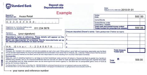 5 Bank Deposit Slip Templates Excel Xlts