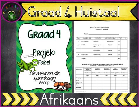 Pakket Graad 4 Afrikaans Huistaal Kwartaal 3 2021 Klankpret