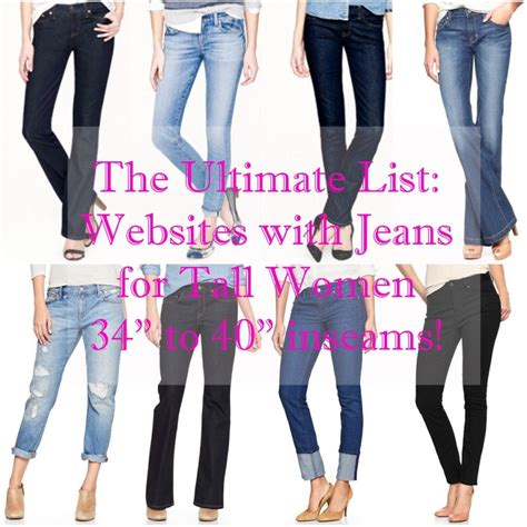 The Ultimate List Of Websites That Sell Jeans For Tall Women Jeans