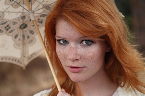 Smile Face Model Girl Woman Freckles Blue Eyes Redhead Wallpaper Coolwallpapersme