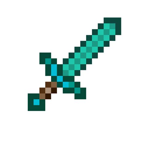 Pixilart Diamond Sword By Joeloxelpintor