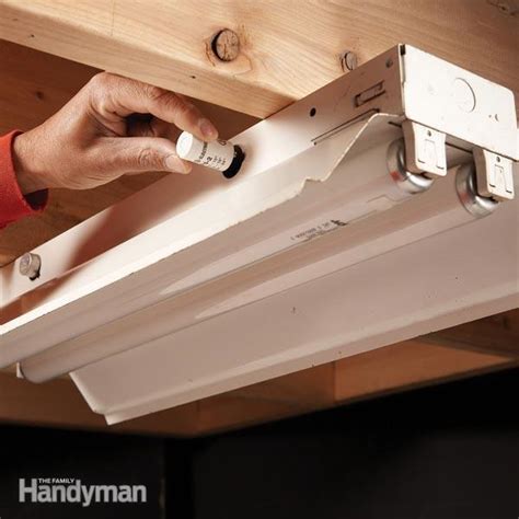 You need to know the existing infrastructure first to ensure your fluorescent tube replacements are correct and fit. Fluorescent Light Repair | The Family Handyman