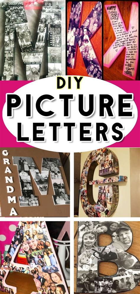 Definitely a cool trend i am liking and wanting in my living room, i did not want to pay the high prices they were. DIY Picture Collage Letters Ideas - We Tried It! Let's ...