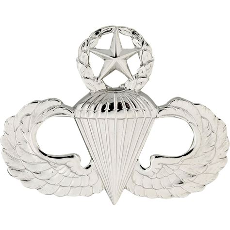 Air Force Master Parachutist Badge Non Subdued Pin On Regular Size