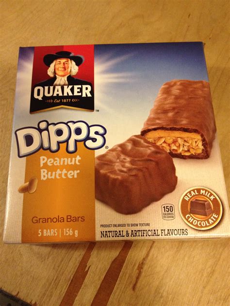 Quaker Chewy Dipps Chocolate Covered Peanut Butter Granola Bars Reviews
