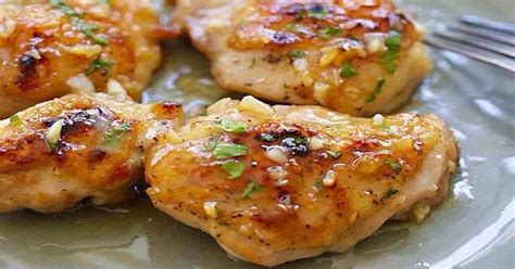 Cuisse de poulet au miel ail et moutarde de Dijon