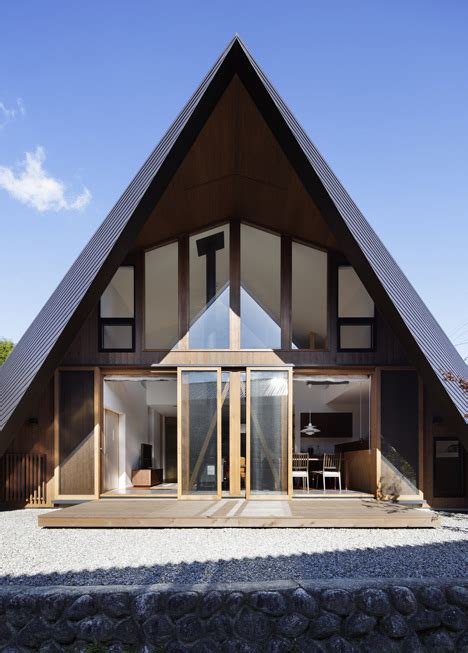 Origami House By Tsc Architects Has A Roof Modelled On Folded Paper
